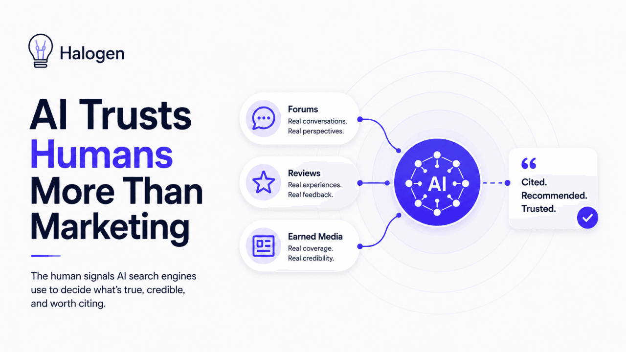Why AI Trusts Humans More Than Your Marketing